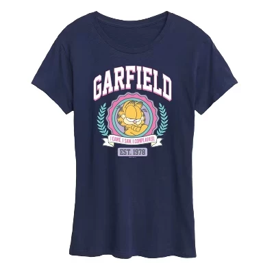 Женская футболка Garfield Collegiate, синяя