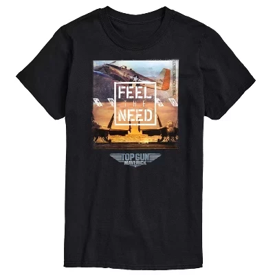 Мужская футболка с коротким рукавом Feel The Need с графическим рисунком, черная