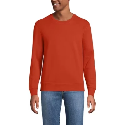 Мужской свитшот Lands' End Serious Sweats, коричневый