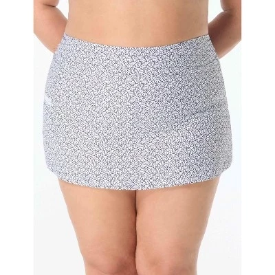Плавательные женские шорты Emma Swim Skort белого цвета