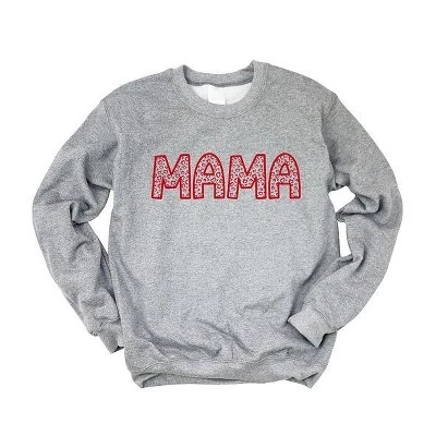 Женский свитшот Simply Sage Market Mama Leopard, графитовый