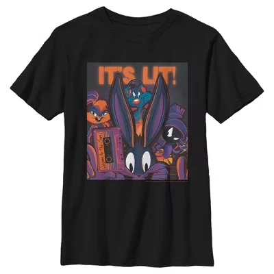 Футболка для мальчиков Space Jam, черная