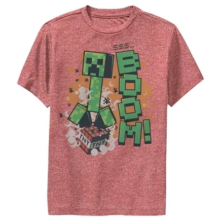 Футболка для мальчиков Creeper Boom Performance Tee red heather