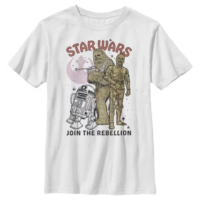 Детская футболка Star Wars Чубакка и друзья, белая