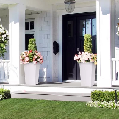 Кашпо TROPOW Tall Planters 2 шт 58 см самополив, белые