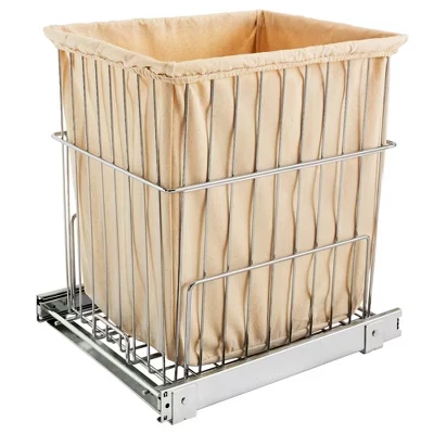 Корзина для белья Rev-A-Shelf HPRV-15020, хромированная
