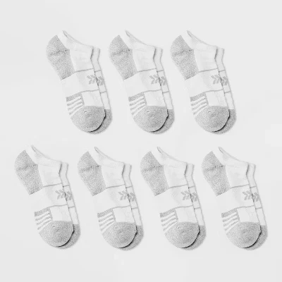 Женские спортивные носки из мягкой сетки Finish Line No Show Athletic Socks - ™ 4-10 белого цвета в бонусной упаковке 6+1