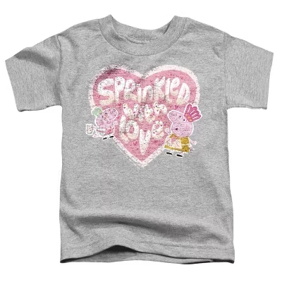 Toddler Boys'  And George Sprinkled With Love For Valentine's Day T-Shirt athletic heather
