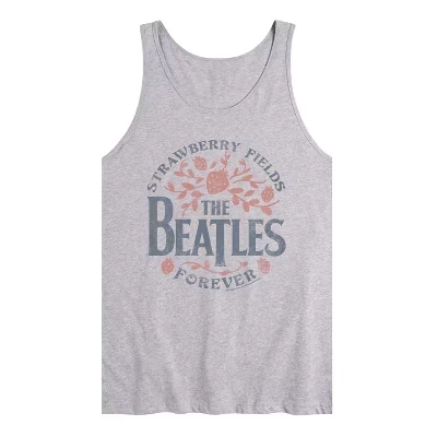 Мужская майка с графическим рисунком Strawberry Fields athletic heather
