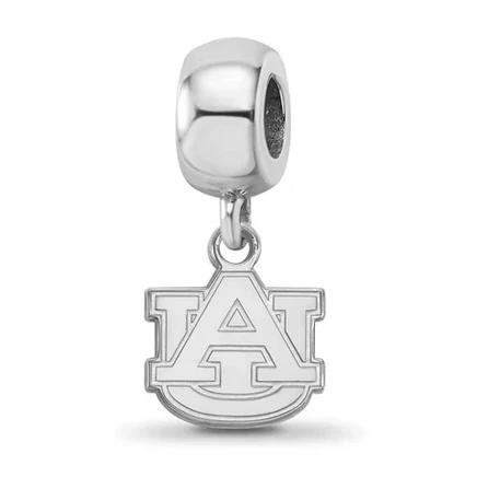 Шарм Black Bow Jewelry Auburn Tigers из серебра