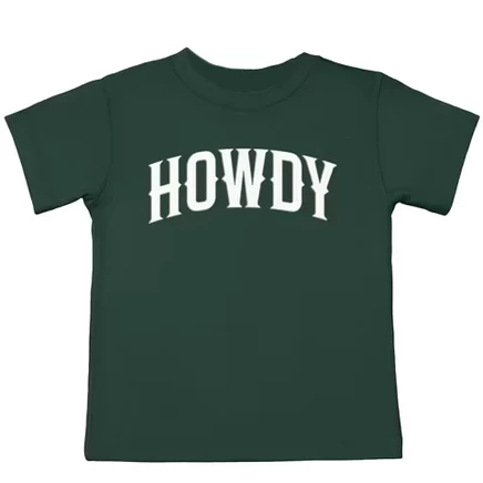 Футболка для девочек The Juniper Shop Howdy, зелёная