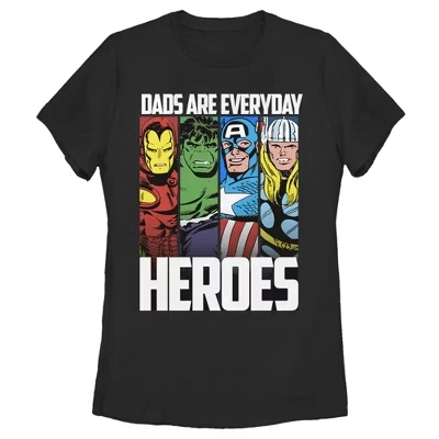Женская футболка Avengers Everyday Heroes с надписью 