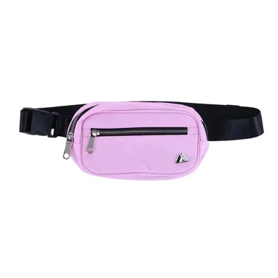 Поясная сумка Everest Sleek Front Zipper, розовая