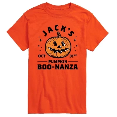 Мужская футболка Jacks Pumpkin Boonanza с коротким рукавом и графическим рисунком оранжевого цвета