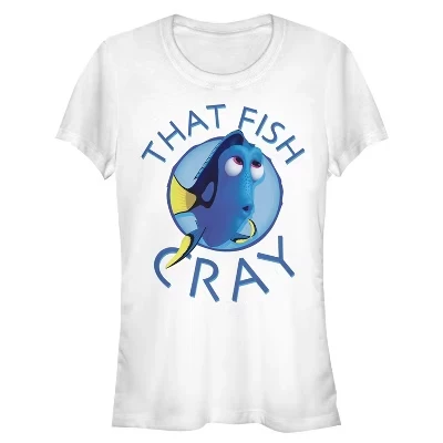 Женская футболка Juniors Womens That Fish Cray белого цвета