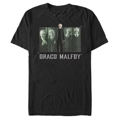 Men's  Draco Malfoy Year Panels T-Shirt black