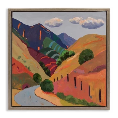 Холст в плавающей раме Stupell Industries «Wanaka Valley», Montalcino Elm