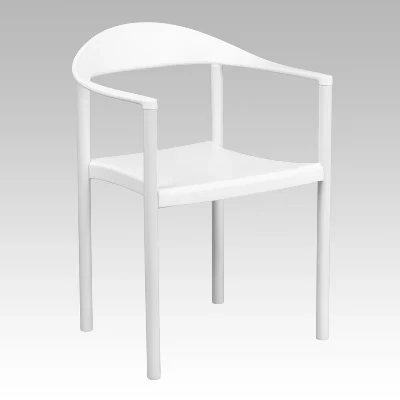 Стул Flash Furniture HERCULES для кафе, белый