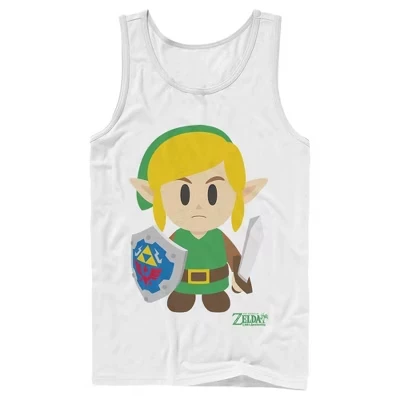 Мужская майка Nintendo Zelda Link's Awakening, белая
