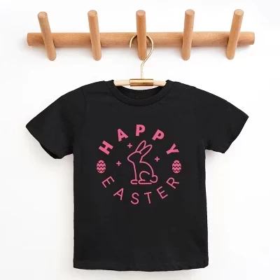 Футболка для девочек The Juniper Shop «Пасха», чёрная