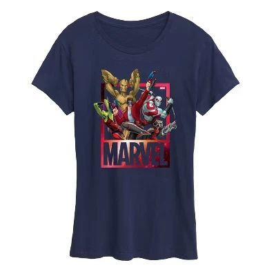Женская футболка Marvel «Стражи Галактики», синяя