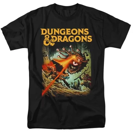 Мужская футболка Dungeons & Dragons Beholder Strike, черная