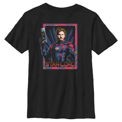 Футболка для мальчиков Guardians Vol. 3 Star-Lord, чёрная