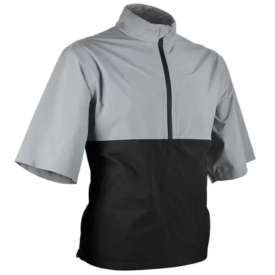 Мужская водонепроницаемая куртка-дождевик Monsoon Golf - Выберите размер и цвет: платиновый/черный