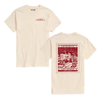 Мужская футболка Case IH Farmall Stamp, кремовая