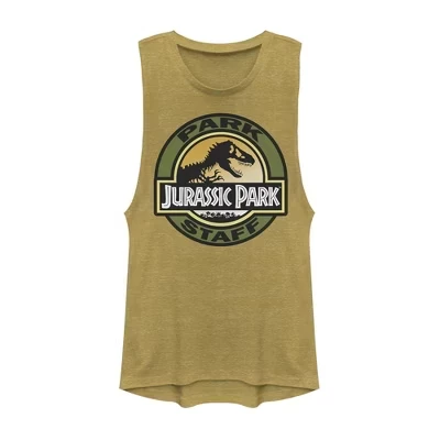 Бейджик юниорского женского персонала фестиваля Muscle Tee gold heather