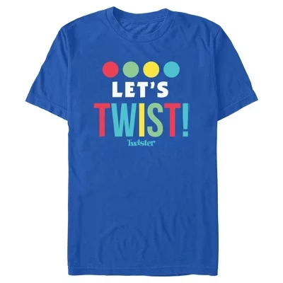 Мужская футболка Twister Let's Twist!, синяя