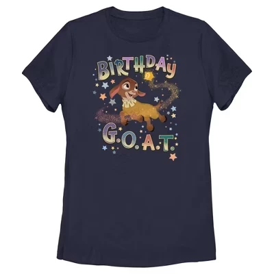 Женская футболка Disney Wish Valentino GOAT, синяя