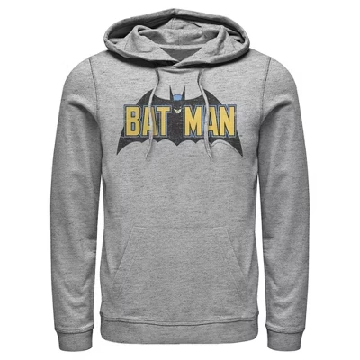 Мужское худи DC Comics Batman Крестоносец, серое