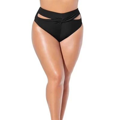 Женские плавки-бикини Swimsuits for All, чёрные