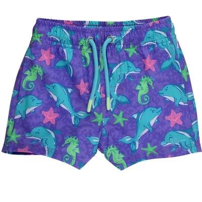 Мальчиковые плавки Ruggedbutts Neon Fin UPF50+ неоновые