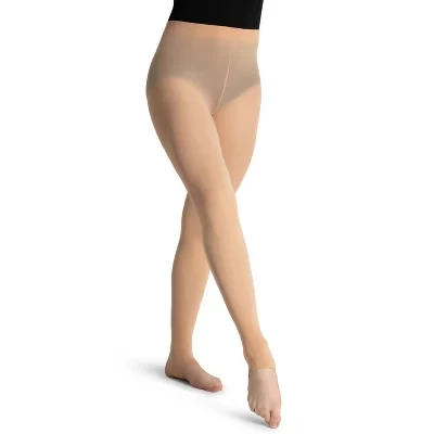 Женские колготки Capezio Ultra Soft на штрипках, песочные