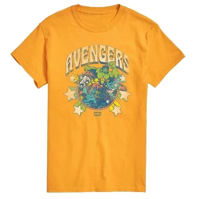 Men's -  - Stars Tonal Washed Short Sleeve Graphic T-Shirt gold