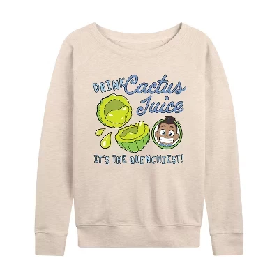Women's - Avatar - The Last Airbender - The Last Airbender Lightweight French Terry Wide Neck Long Sleeve Graphic Shirt birch