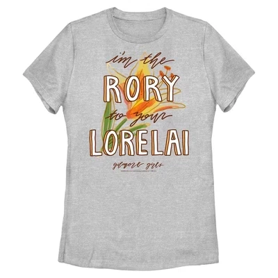 Женская футболка с оранжевым цветком от Lorelai Athletic heather