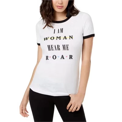 Женская футболка True Vintage I Am Woman, черная