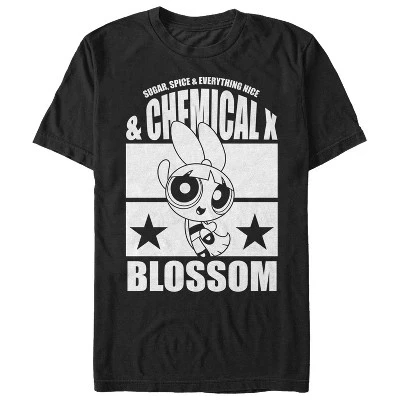 Мужская футболка Chemical X Blossom черного цвета