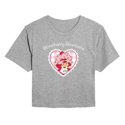Женская укороченная футболка с графическим рисунком Coquette Heart-Juniors Укороченная футболка с графическим рисунком
