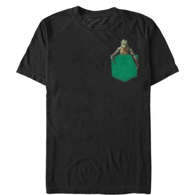 Мужская футболка с принтом Gorn Pocket Friend, черная