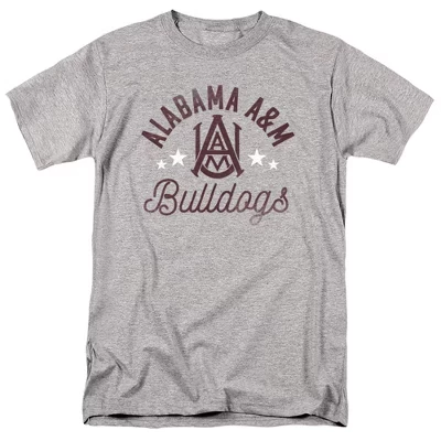Мужская футболка NCAA Alabama A&M Bulldogs, серый меланж