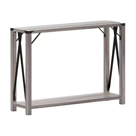 Консольный стол Flash Furniture Wyatt 2-уровневый, серый