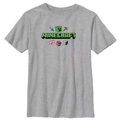 Футболка с логотипом Boy's Icons athletic heather