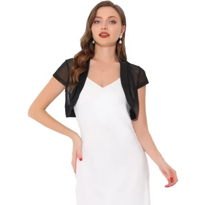 Женское болеро INSPIRE CHIC из сетки, черное
