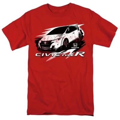 Мужская футболка Honda Civic Type R Street, графитовая