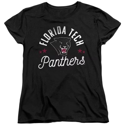 Женская футболка Florida Institute Of Technology Panthers черного цвета