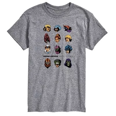 Мужская футболка с коротким рукавом Revelation Faces с графическим рисунком athletic heather